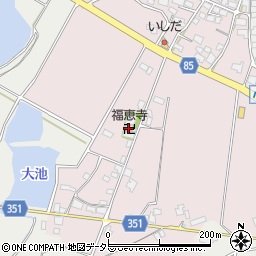 福恵寺周辺の地図