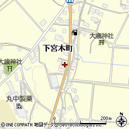 兵庫県加西市下宮木町493周辺の地図