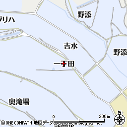 愛知県新城市川田一丁田周辺の地図