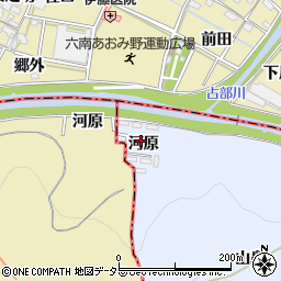 愛知県額田郡幸田町永野河原周辺の地図