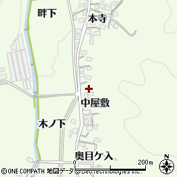 愛知県岡崎市山綱町周辺の地図