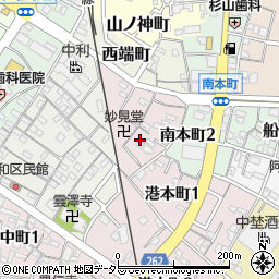 愛知県半田市妙見町78周辺の地図