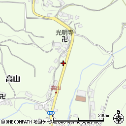 大阪府豊能郡豊能町高山439-1周辺の地図