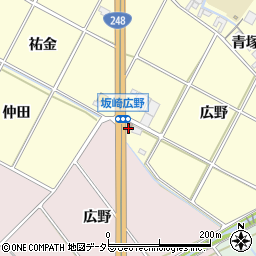 坂崎簡易郵便局周辺の地図