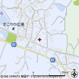 兵庫県加西市西長町926-2周辺の地図