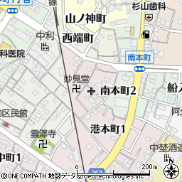 愛知県半田市妙見町64周辺の地図
