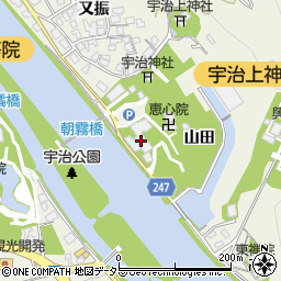 京都府宇治市宇治山田11周辺の地図