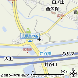 兵庫県川辺郡猪名川町広根中突田周辺の地図