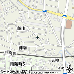 京都府宇治市宇治（蔭山）周辺の地図
