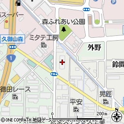 久御山変電所周辺の地図