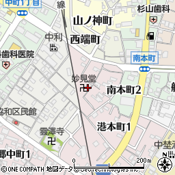 愛知県半田市妙見町68周辺の地図