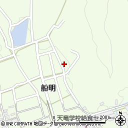 静岡県浜松市天竜区船明605周辺の地図