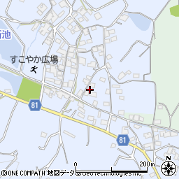 兵庫県加西市西長町967周辺の地図
