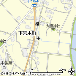 兵庫県加西市下宮木町235周辺の地図