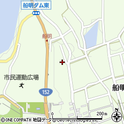 静岡県浜松市天竜区船明278周辺の地図