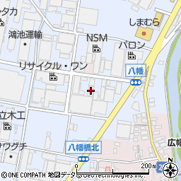 静岡県藤枝市八幡508-7周辺の地図