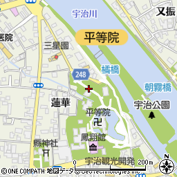 京都府宇治市宇治（蓮華）周辺の地図