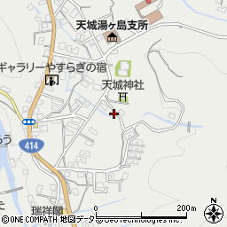 静岡県伊豆市湯ケ島303周辺の地図