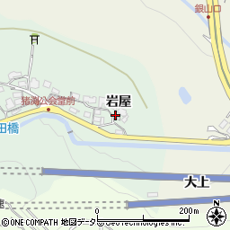 兵庫県川辺郡猪名川町猪渕岩屋周辺の地図