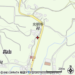 大阪府豊能郡豊能町高山439周辺の地図