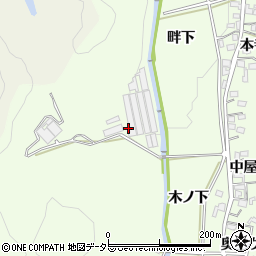愛知県岡崎市山綱町谷下58周辺の地図