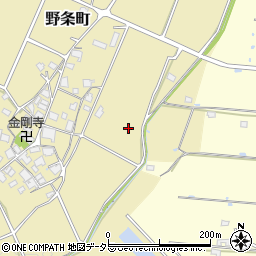兵庫県加西市野条町周辺の地図