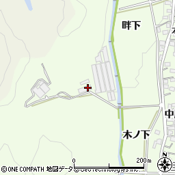 愛知県岡崎市山綱町谷下57周辺の地図