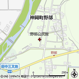 兵庫県たつの市神岡町野部141-2周辺の地図