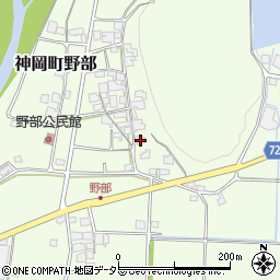 兵庫県たつの市神岡町野部210周辺の地図