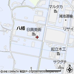 静岡県藤枝市八幡557周辺の地図