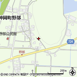 兵庫県たつの市神岡町野部205周辺の地図
