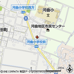 ローソン鈴鹿河田店周辺の地図