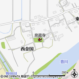 泉蔵寺周辺の地図