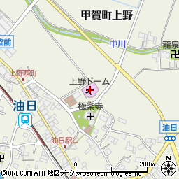 上野ドーム周辺の地図