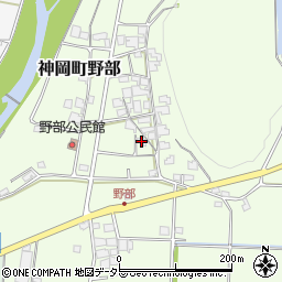 兵庫県たつの市神岡町野部212周辺の地図