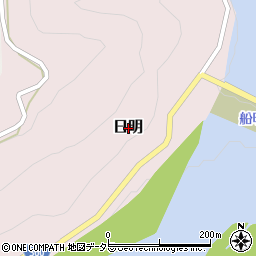 静岡県浜松市天竜区日明周辺の地図