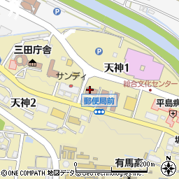 三田青年会議所周辺の地図