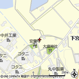 兵庫県加西市下宮木町734周辺の地図