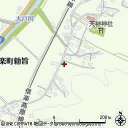 滋賀県甲賀市信楽町勅旨589周辺の地図