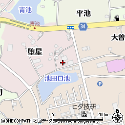 愛知県常滑市堕星14周辺の地図