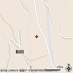 岡山県加賀郡吉備中央町和田415周辺の地図