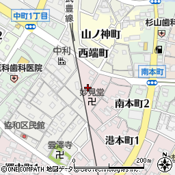 愛知県半田市妙見町48周辺の地図