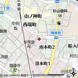 愛知県半田市妙見町26周辺の地図
