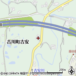 兵庫県三木市吉川町吉安274周辺の地図