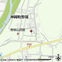 兵庫県たつの市神岡町野部186周辺の地図