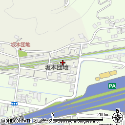 坂本団地1号公園周辺の地図