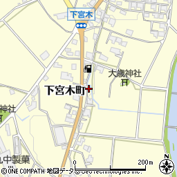 兵庫県加西市下宮木町236周辺の地図