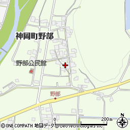 兵庫県たつの市神岡町野部192周辺の地図