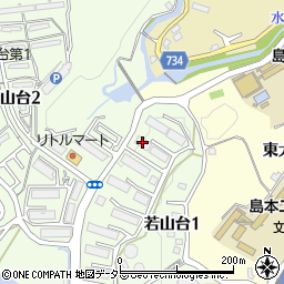 若山台第三住宅１７号棟周辺の地図