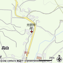 大阪府豊能郡豊能町高山421周辺の地図